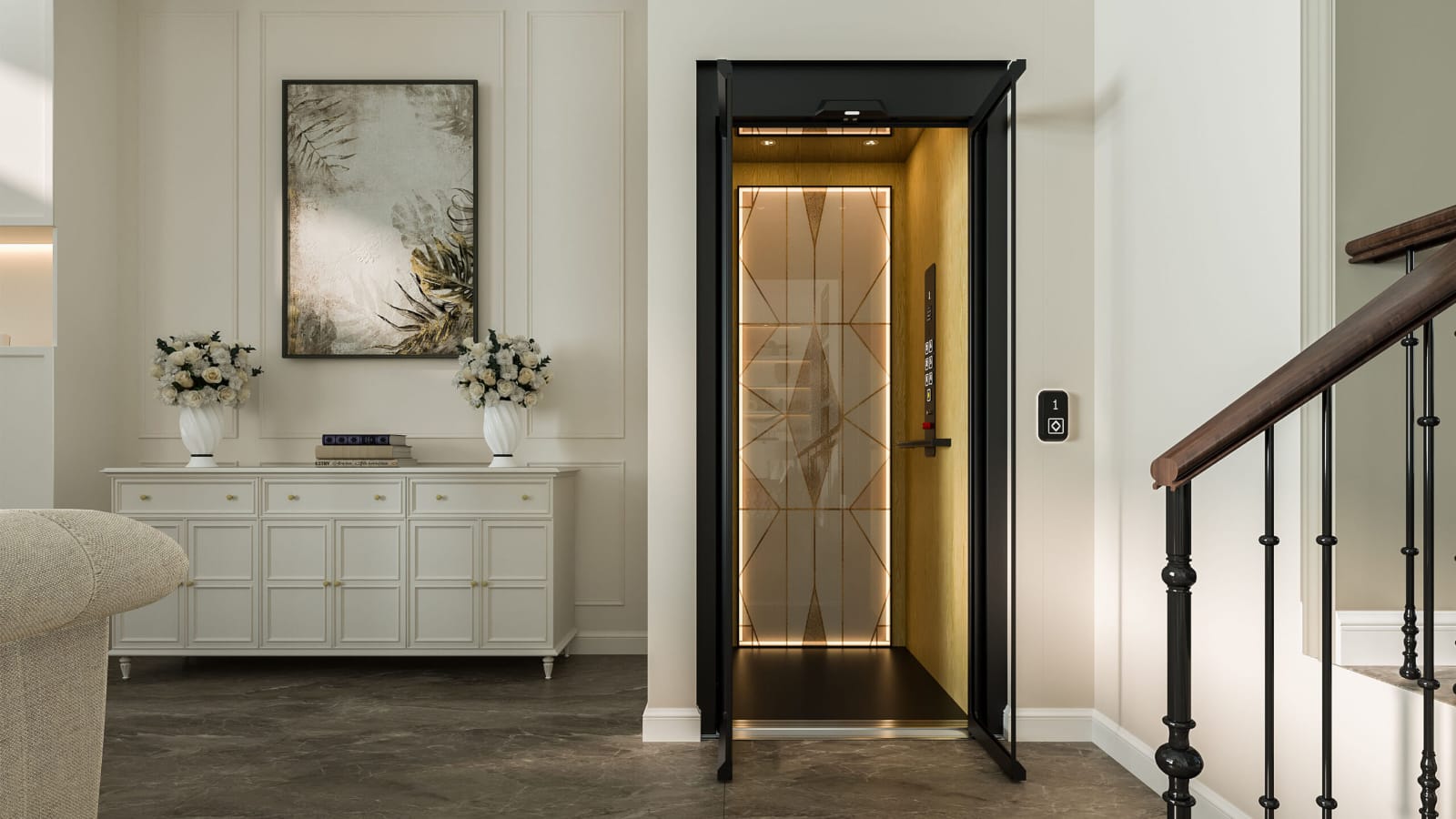Hotel elevator